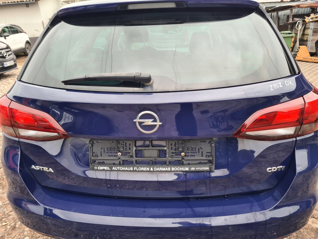 фото №1, Крышка багажника багажника opel astra k kombi z20z