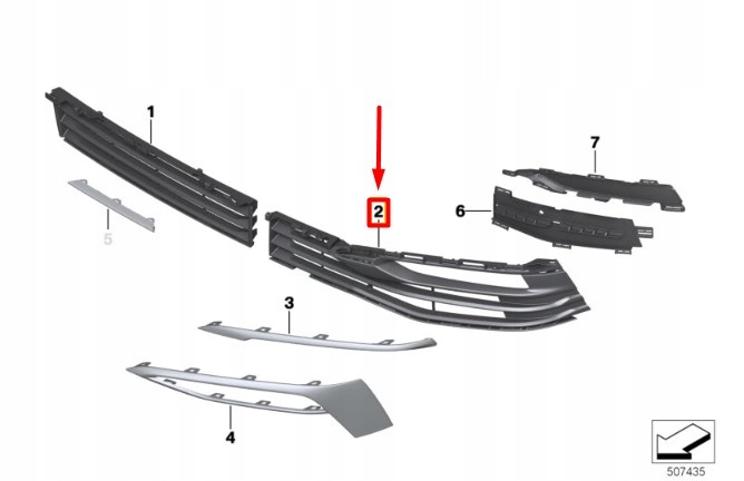 Купить Bmw оригинал 51117415587