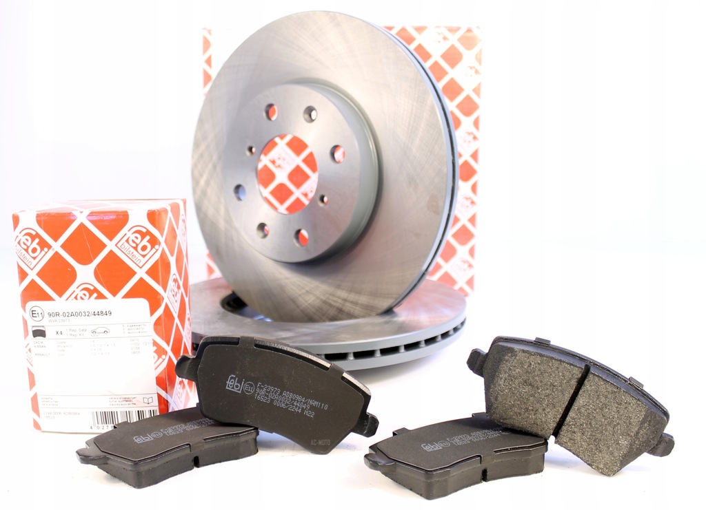 фото №1, Febi гальмівні диски + гальмівні колодки перед renault clio iii modus