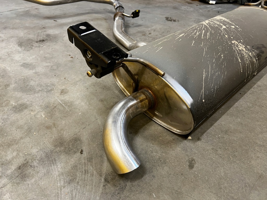 фото №3, Труба выхлопная выхлоп гаситель конечный renault espace vi