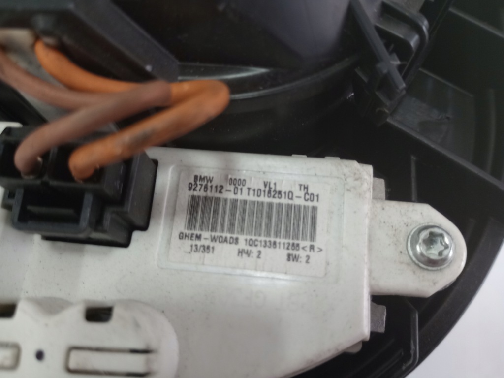 Купити Bmw seria 1 2014 вентилятор вентилятор резистор 9276112 t958225 європа