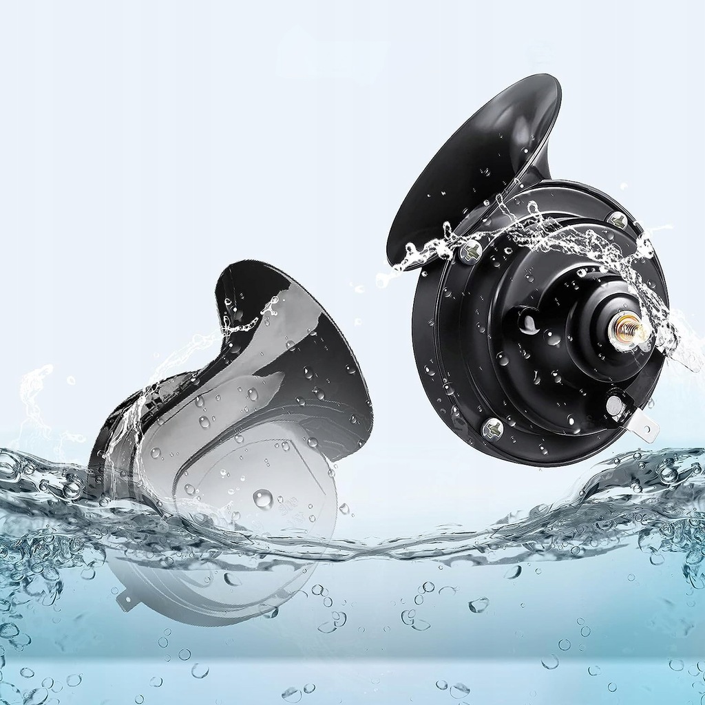 фото №12, Червяк сигнал звуковой клаксон 12v громкий 115db