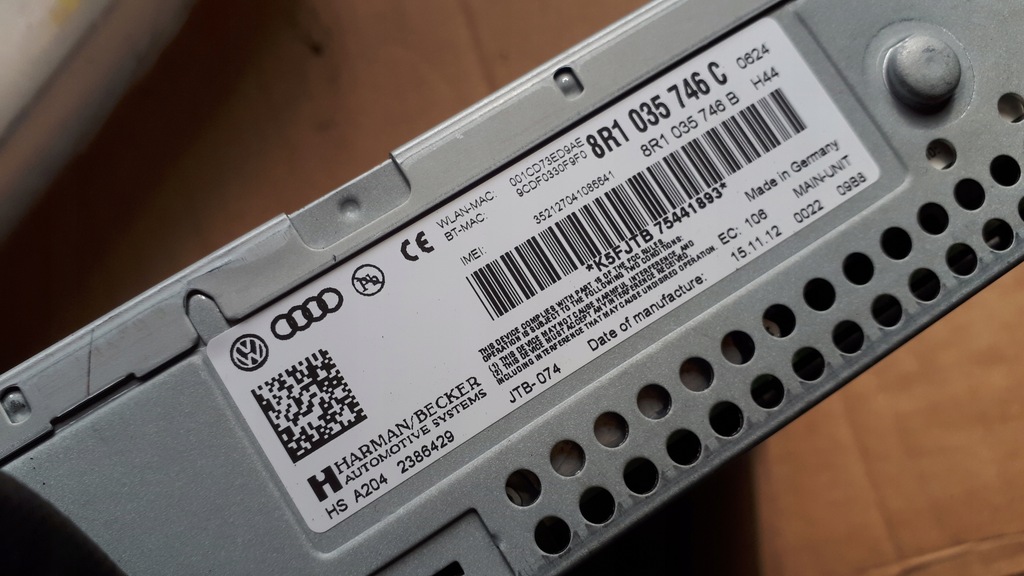 фото №7, S4 b8 lift a4 навігація mmi 3g + a5 q5 8r1035746c