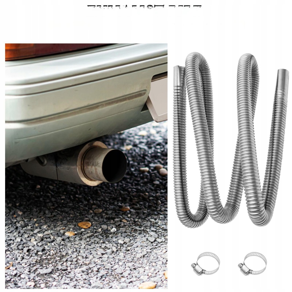 1 szt. труба вихлопна до автомобіля з нержавіюча сталь нержавіючої - легкий монтаж Зі Шроту