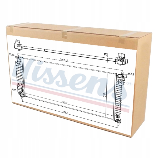 фото №1, Радіатор двигуна wody chevrolet captiva 2.4 3.2