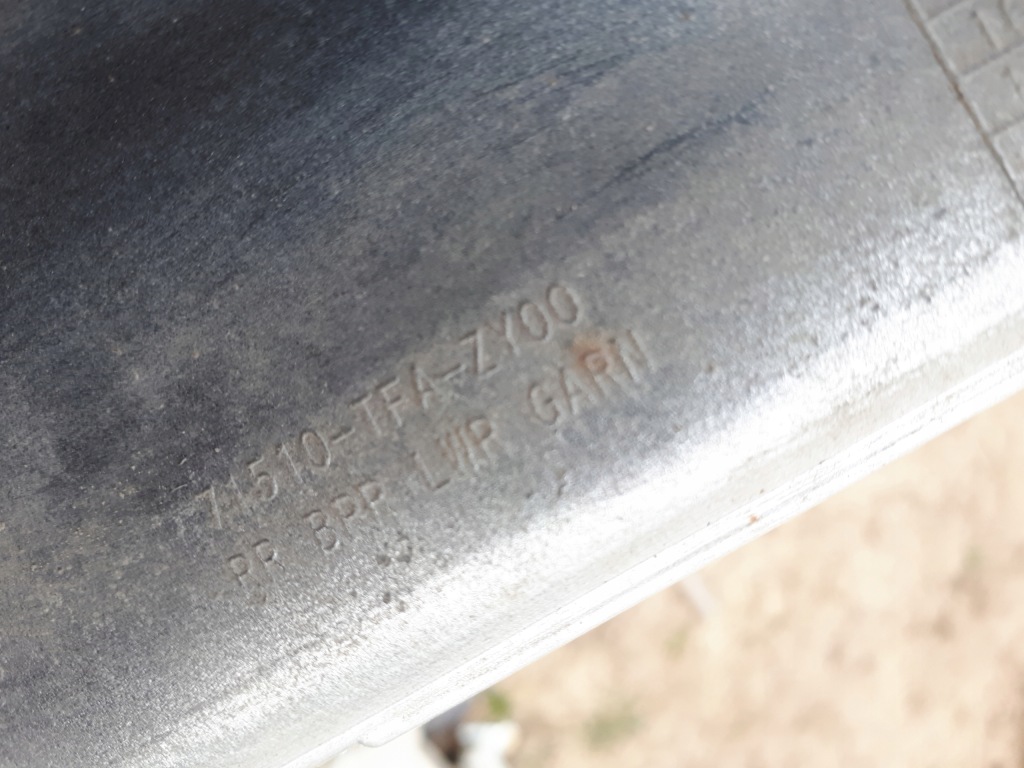 фото №10, Honda crv iv lift 15-17 бампер задний накладка нижняя 71510-tfa-zy00