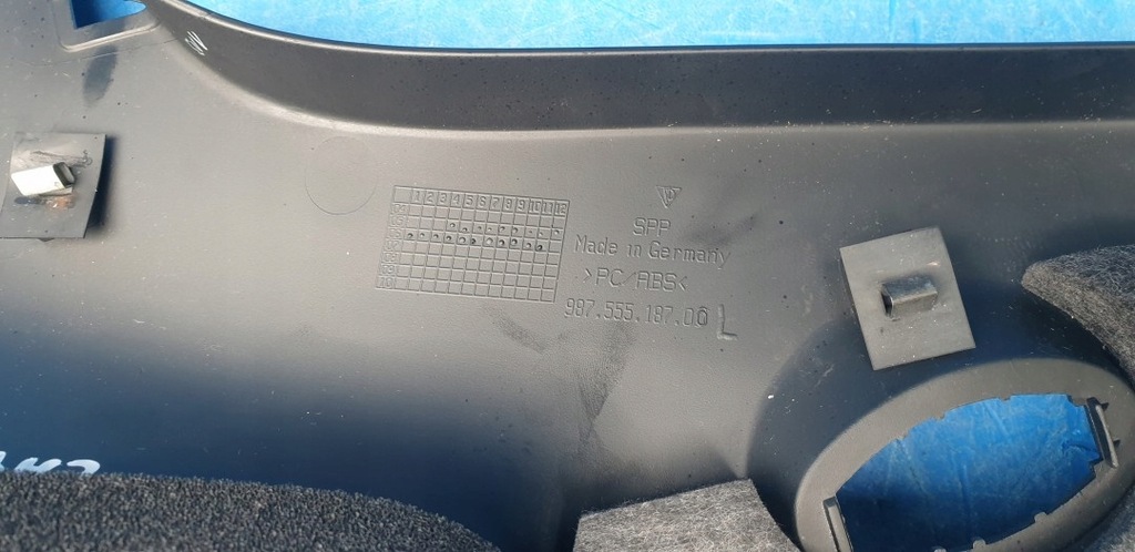 фото №12, 1x накладка заглушка стійка c porsche cayman 987