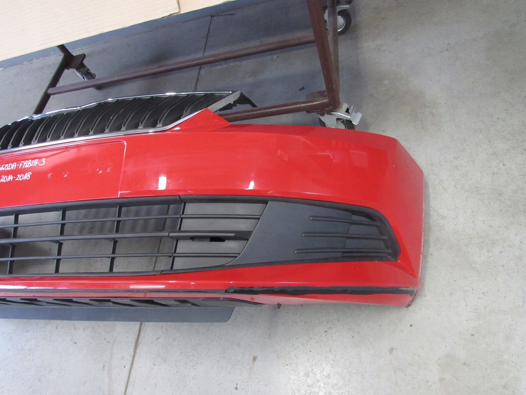 фото №7, Skoda fabia 3 2014-2018 бампер перед