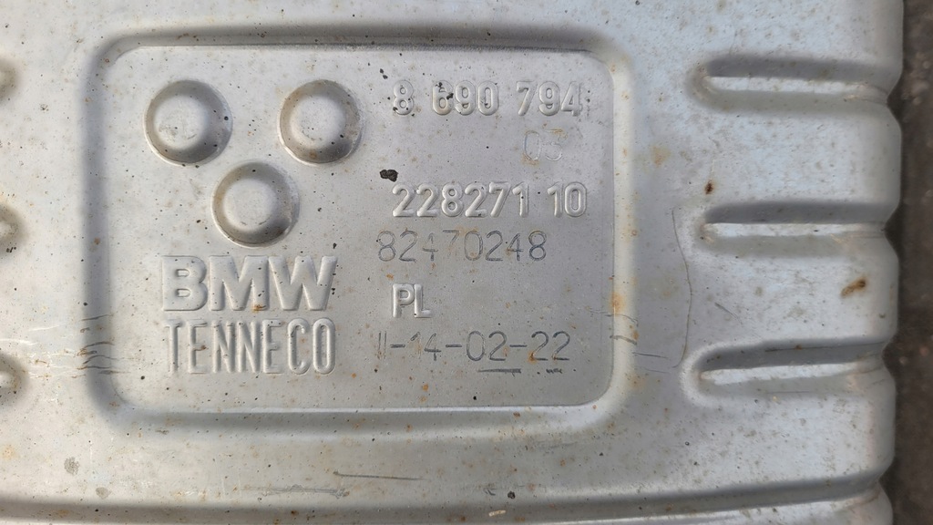 фото №12, Bmw 2' f44 gran coupe 22r гаситель выхлоп катализатор комплект 8690794 8689343