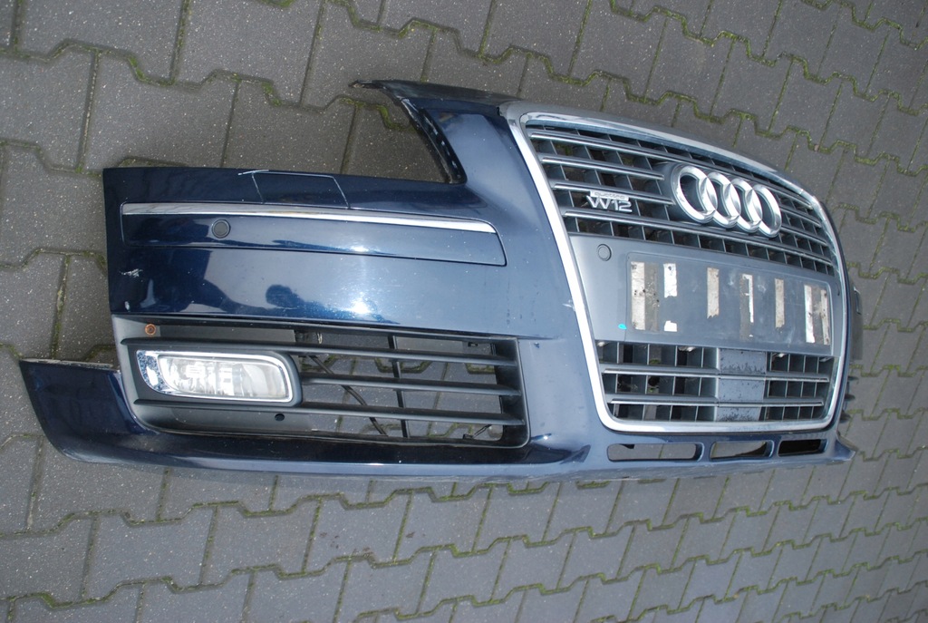 фото №14, Бампер перед kompletny передний s8 w12 audi a8 d3 lift pdc омыватель радар
