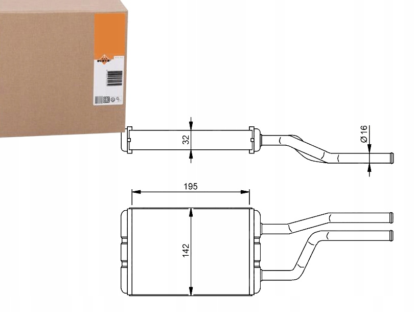 фото №1, Отопитель toyota hiace 95-06 nrf