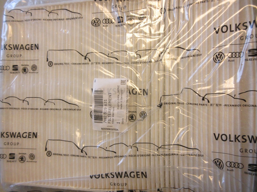 фото №5, Фильтр салонный vw oem 7h0819631 audi porsche vw