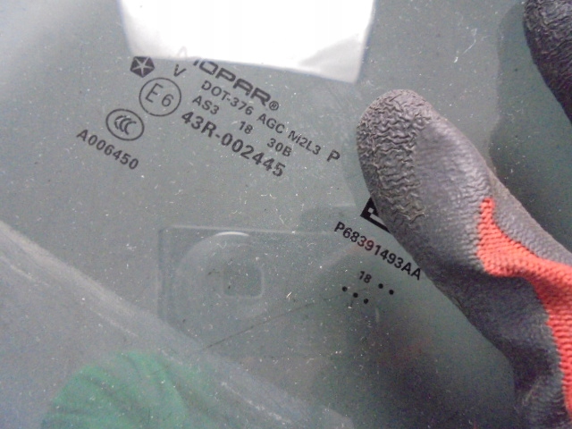 фото №4, Скло двері лівий задня jeep compass ii 2018 rok