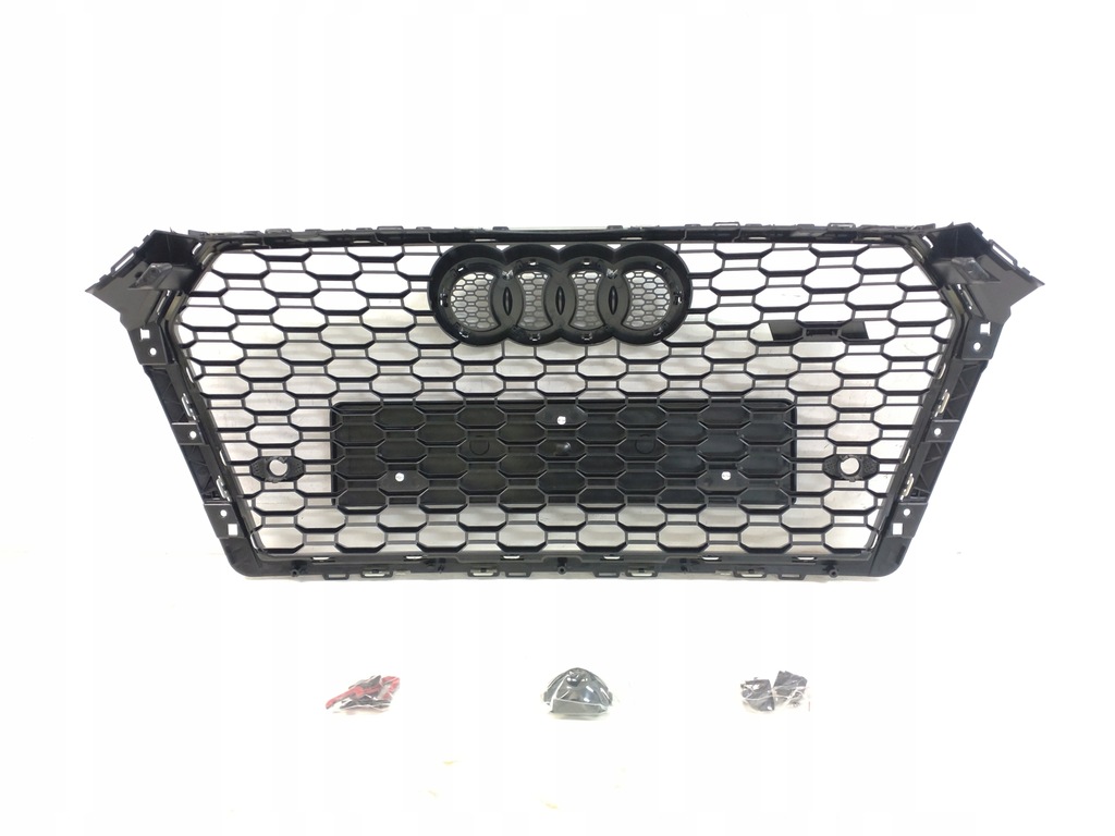 фото №11, Rs4 решітка радіатора бампера решітка радіатора радіатора audi a4 b9 2015-19 s-line pdc silver