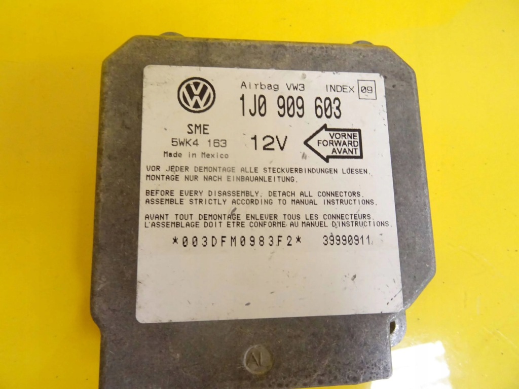 фото №1, Модуль датчик подушка безопасности seat ibiza ii 1j0909603 nr1274