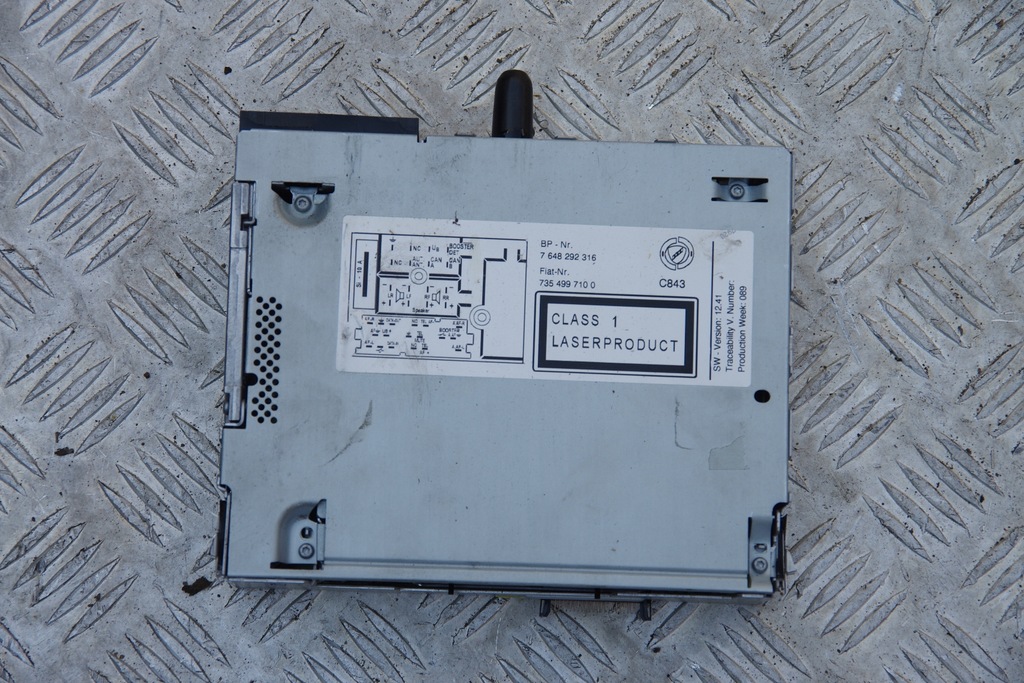 фото №1, Радіо fiat 500 7648292316