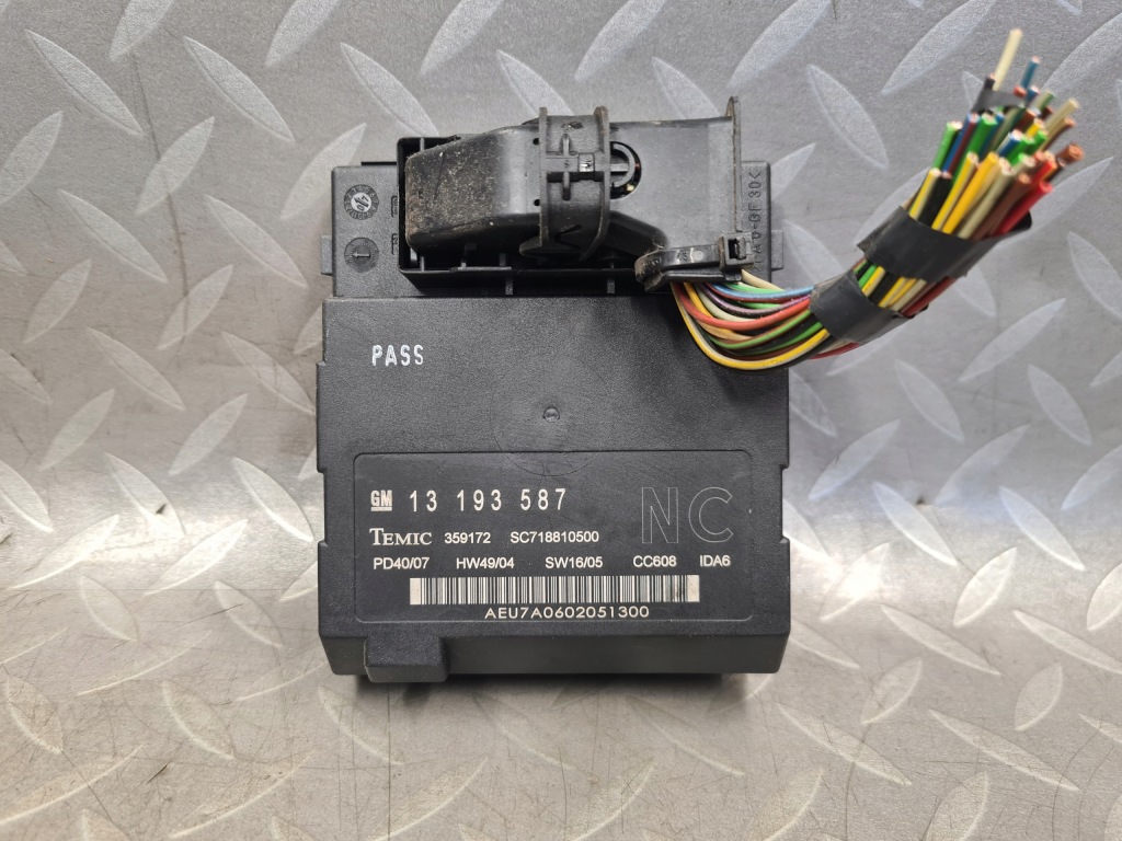 фото №1, 13193587 модуль блок керування комфорту opel vectra c