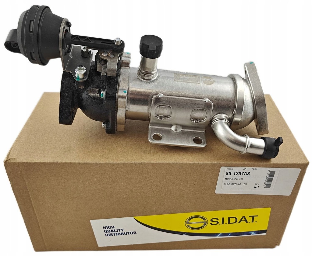 фото №1, Радиатор выхлопных газов egr renault trafic ii 2.0 dci sid 83.1237as 8200968414