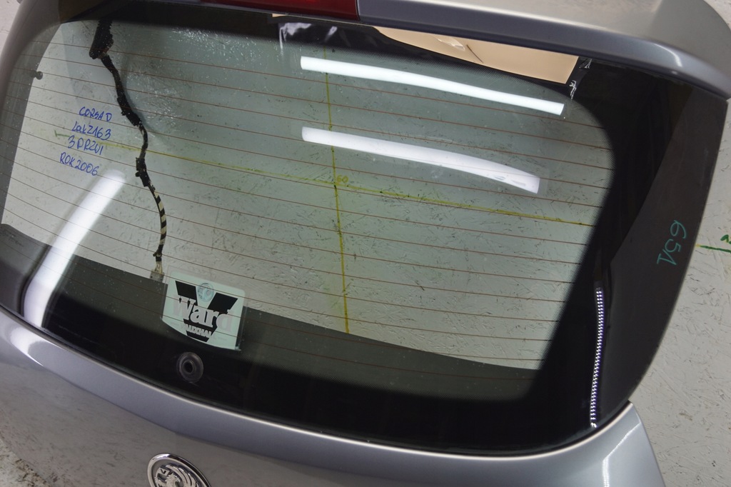 фото №6, Крышка багажника багажника задняя opel corsa d z163 3d