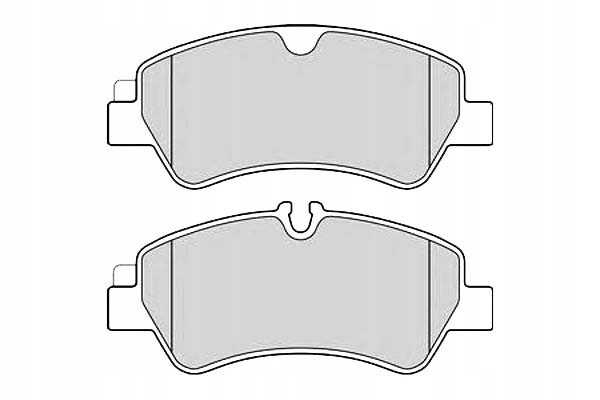 фото №1, Delphi тормозные колодки тормозные ford tourneo custom v362 t