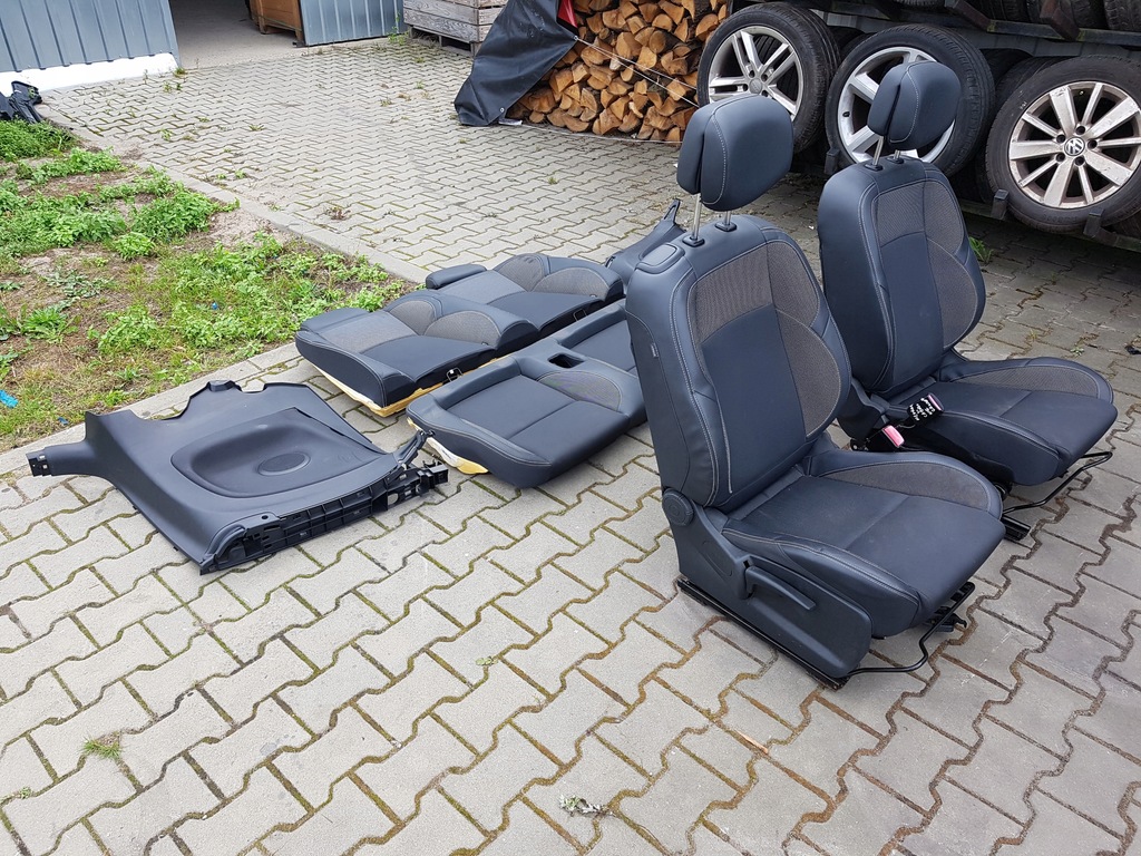 фото №4, Renault megane 3 iii lift 14-16r cabrio cc сиденья заднее сиденье