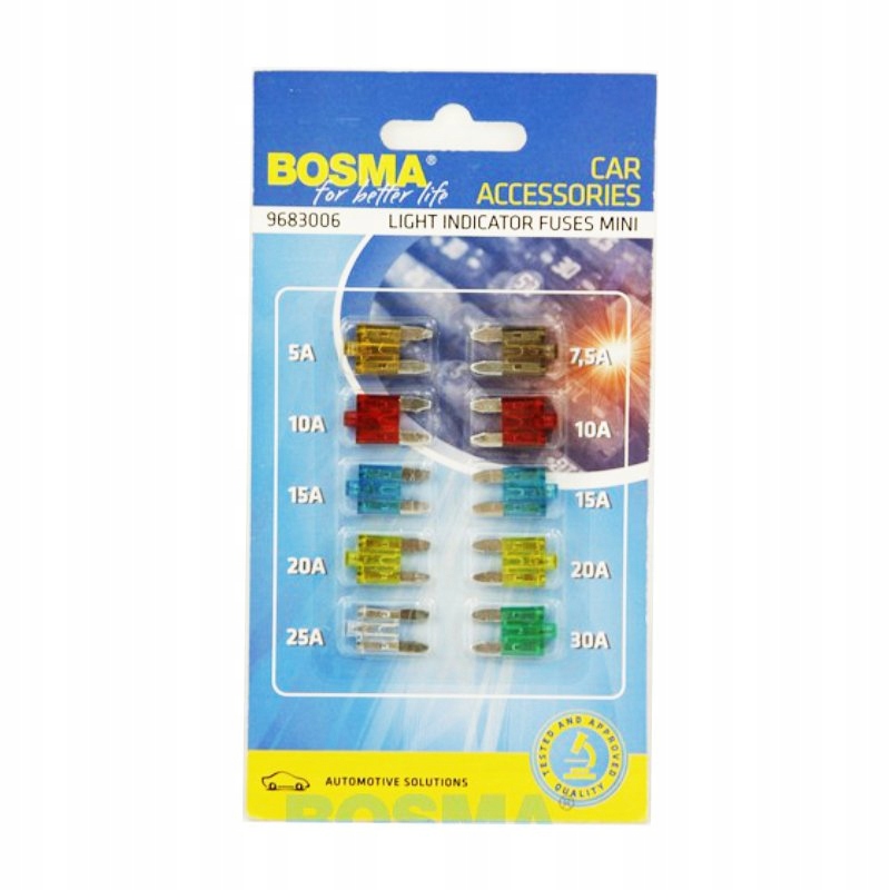 фото №1, Запобіжники płytkowe mini 10szt