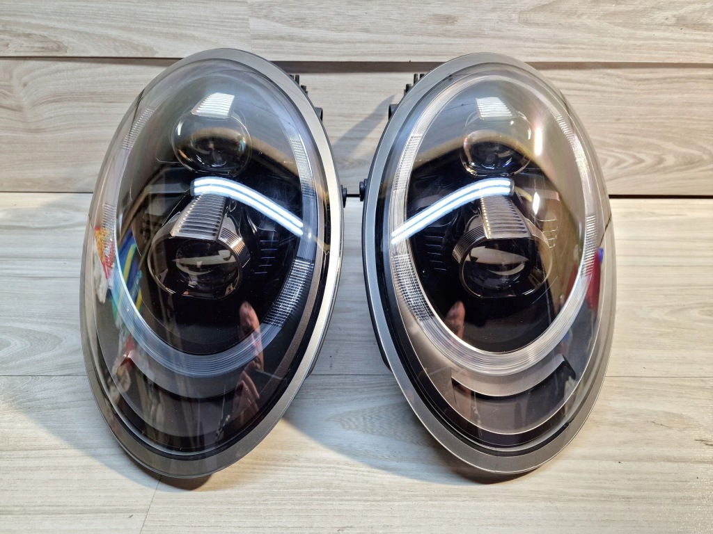 Купить Porsche 991 рестайлинг  фары перед full led чёрные