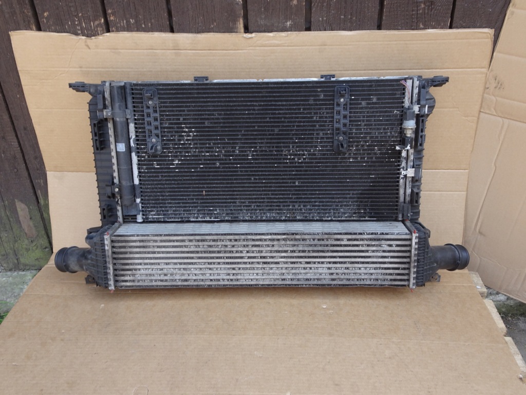 фото №1, Audi a4 b8 2.7 tdi комплект радиатор автоматическая коробка передач