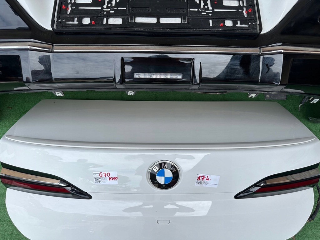 фото №9, Крышка багажника лампы задняя задние бампер задний bmw 7 g70 a300 камера