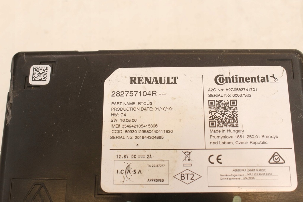 фото №5, Модуль навігації 282757104r renault scenic iv