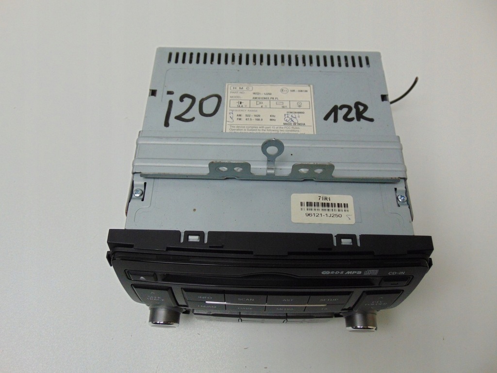 фото №11, Радіо заводський hyundai i20 1 lift 2012-2014 96121-1j250