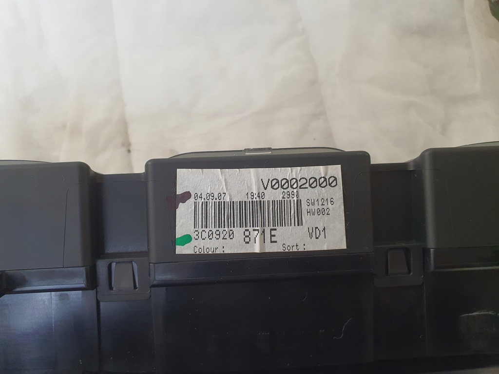 фото №6, Лічильник приладова панель прилади vw passat b6 3c0920871e
