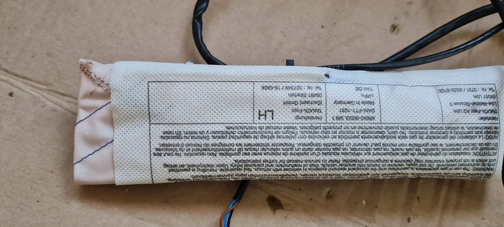 фото №7, Q5 8r подушка сиденье левая air bag 8r0880241b