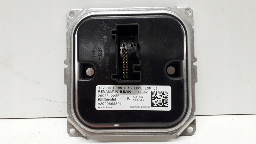 фото №4, Nissan renault перетворювач модуль led 260551225r a2c90665801