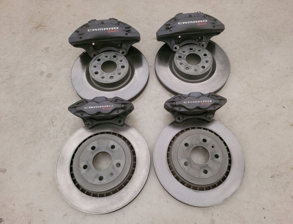 фото №1, 2016-2023 camaro 6.2 ss brembo супорти гальмівні диски перед гальма комплект