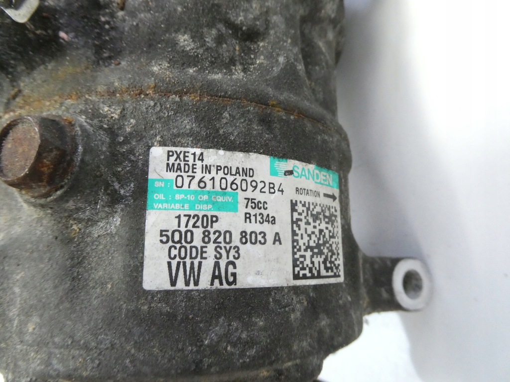 фото №7, Компрессор кондиционера altea golf vii 5q0820803a