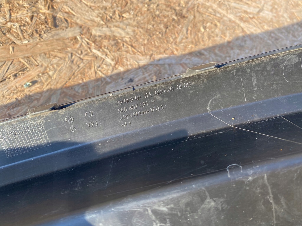 фото №7, Skoda оригінальний номер 5e5807521h спойлер бампера