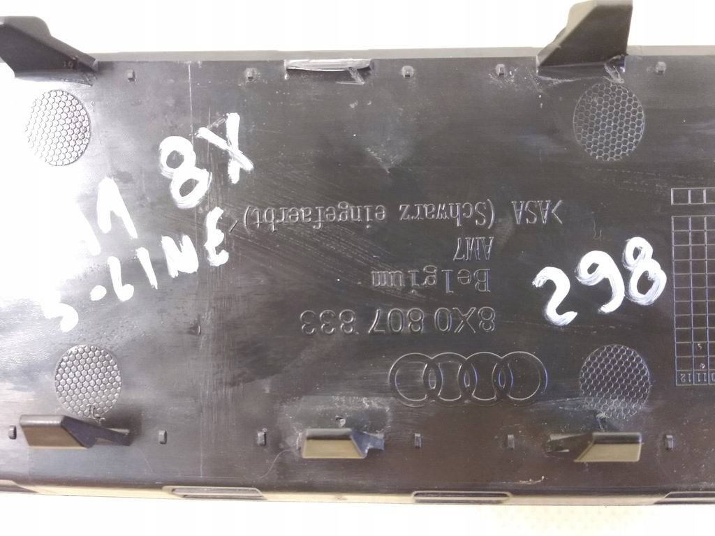 фото №7, Audi a1 8x 8x0 s-line молдинг бампера заднего задняя