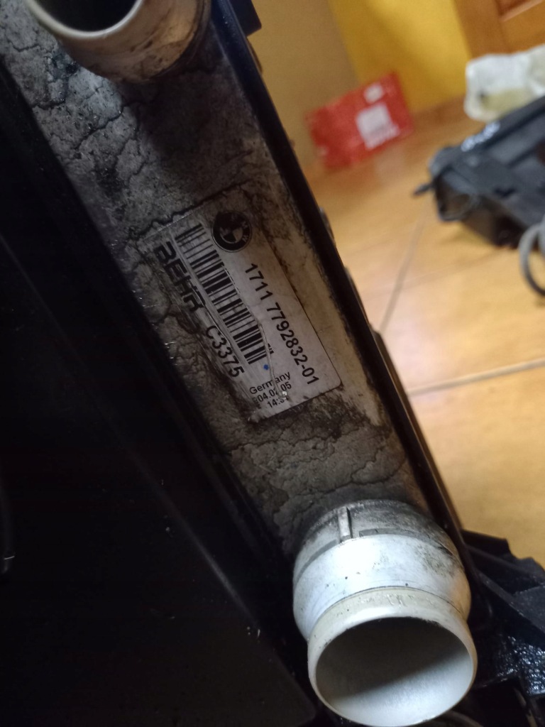 Bmw 5 e60 e61 3.0 d автоматична коробка передач комплект радіатор води кондиціонера вентилятор 7 Оригінал