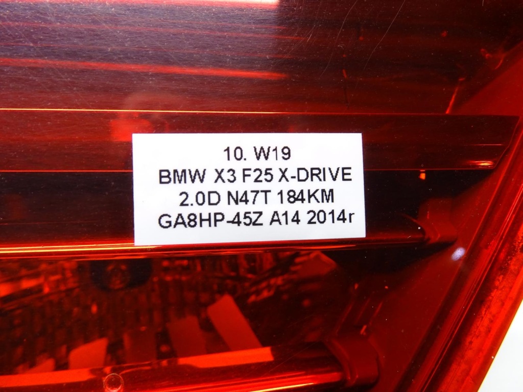 Фара ліва лівий задній задня w кришці  7217309 bmw x3 f25 Ціна