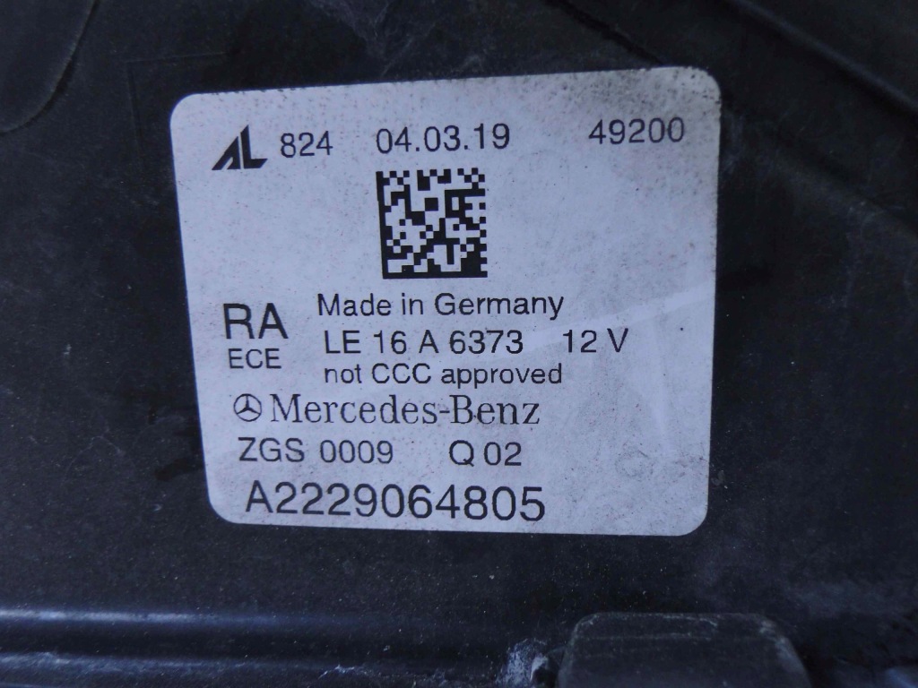 фото №13, Mercedes w222 lift лампа multibeam led правая ночь