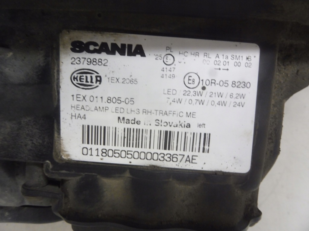 Фара фара full led левое  scania r s Доставка