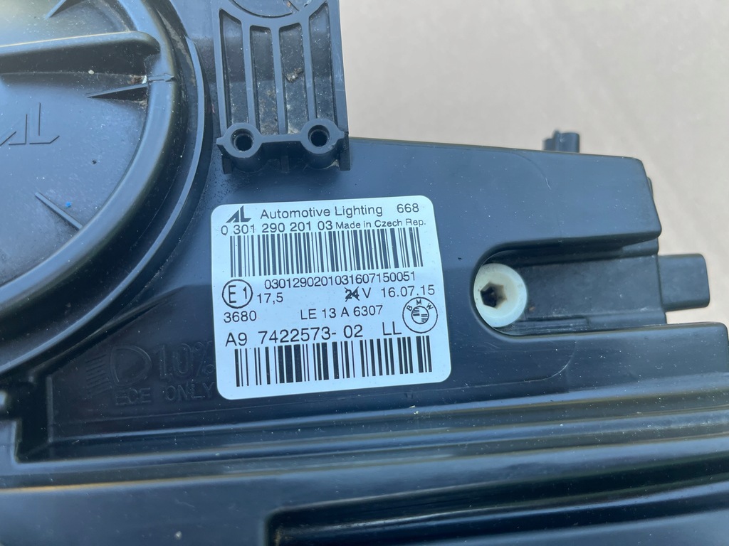 фото №7, Лампа левая eu bmw 2 f45 f46 h7 обычная 2014 - 2018 .