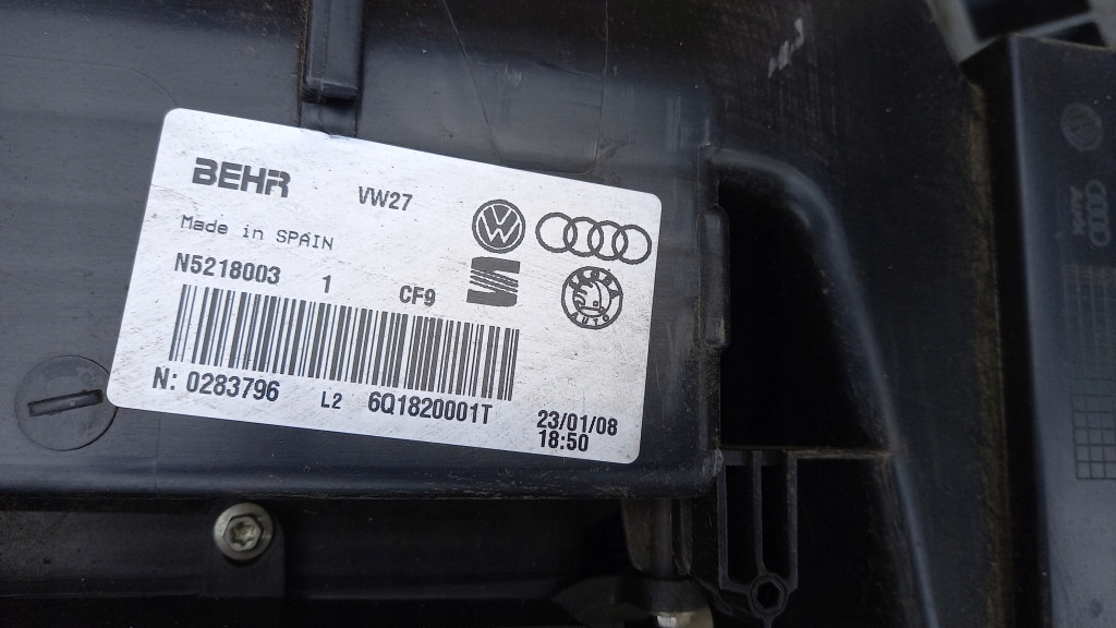 фото №5, Отопитель vw polo iv 08r 1.4d