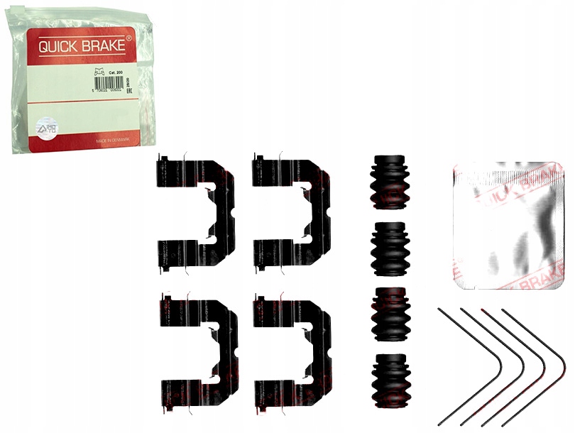 фото №1, Набор монтажный тормозных колодок перед hyundai accent v solaris kia rio iv