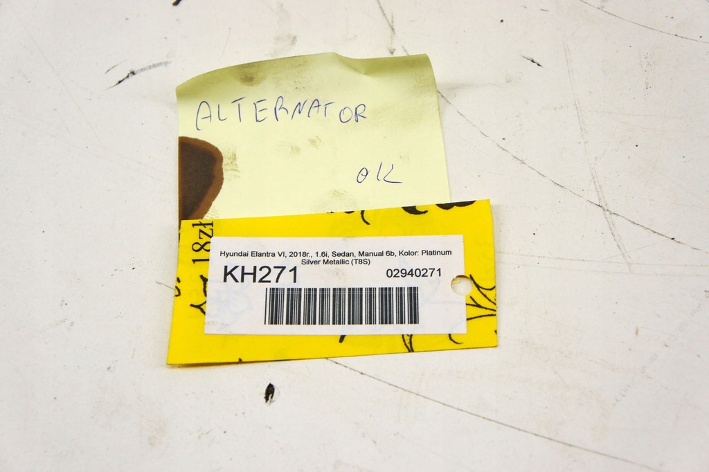 фото №6, Kh271 hyundai elantra vi 1.6i генератор