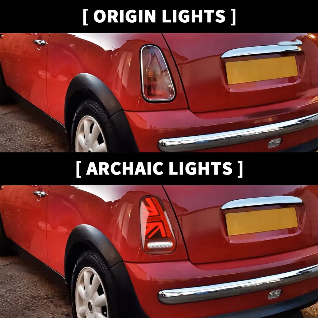 фото №5, Задние свет автомобильные led do bmw mini r50 r52 r53 2001-2008 union джек rear light