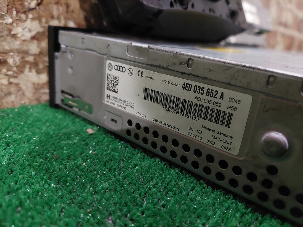 фото №10, Модуль тюнер радио навигации mmi дисплей 4e0035652a 4l0919604 4f2919611h