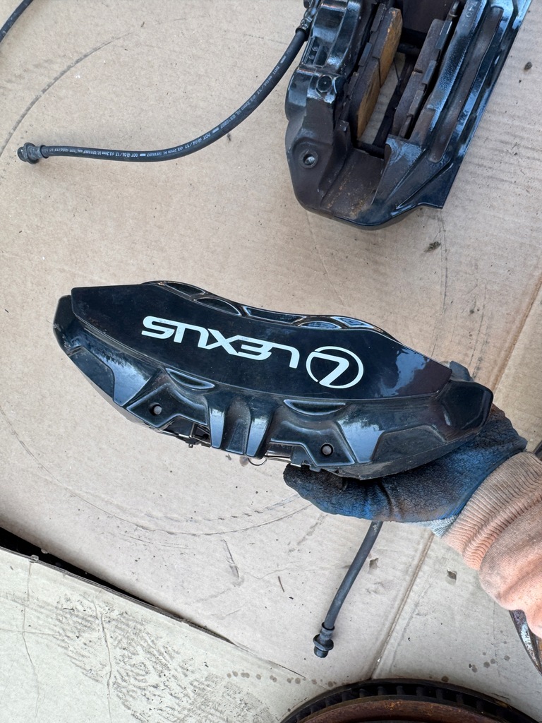 фото №14, Lexus lc lc500 lc 500 5.0 суппорт zackiski комплект тормозные диски провода le