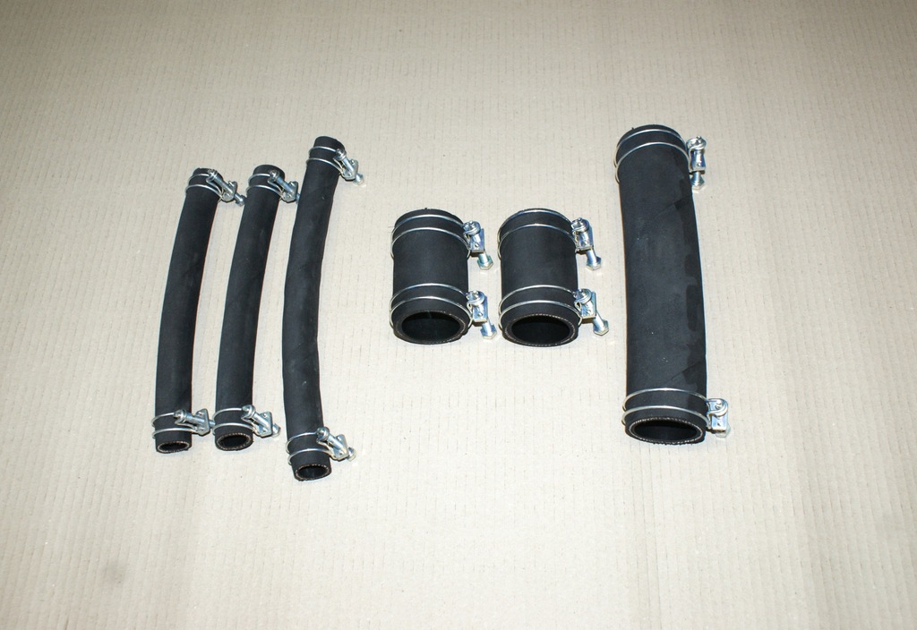 фото №8, Трубы i хомуты радиатора отопителя gaz 69 fso warszawa m20 wąż шланги